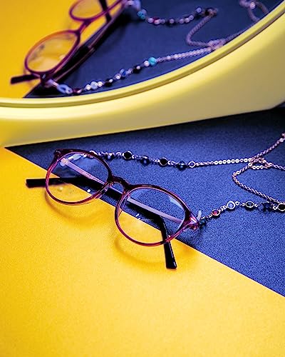 Image of Damanse Eyeglass Chain,8 Pcs Beaded Eye Glasses Strap Holders around Neck For Women
