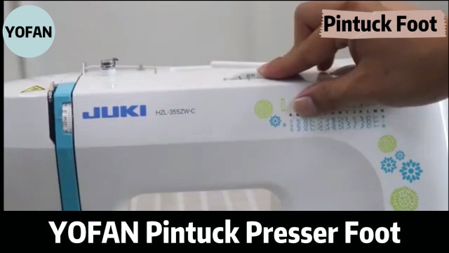 Pata de prensatelas pintuck para máquina de coser miniatura 7