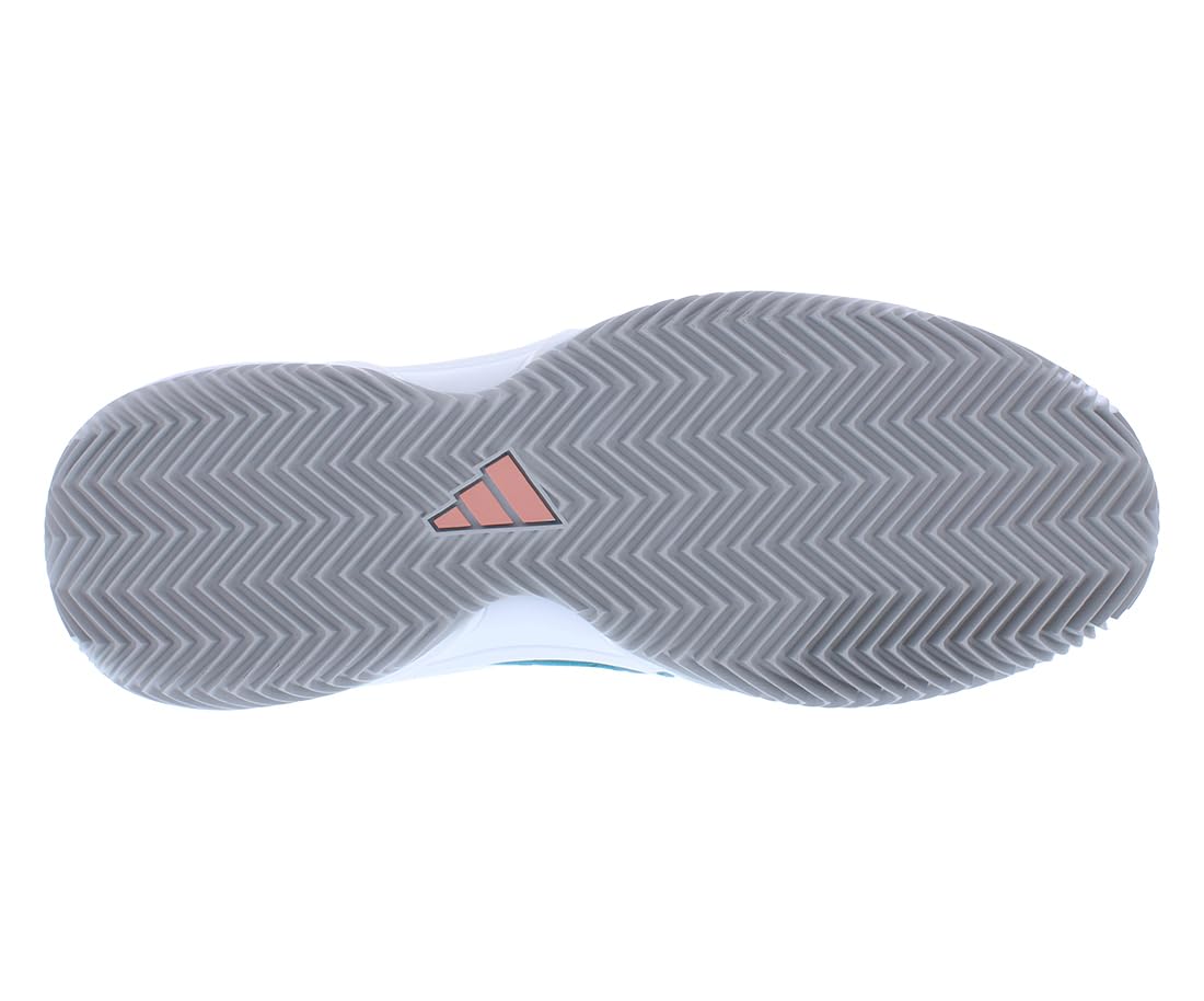 Adidas Barricade Clay Mens Shoes Size 11.5, Color: Core Black/Bright Cyan/Team Solar Yellow/Ocean Blue