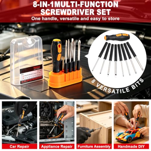 Car Roadside Emergency Kit with Jumper Cables, Shovel, 10-in-1 Tool Set - Image 4