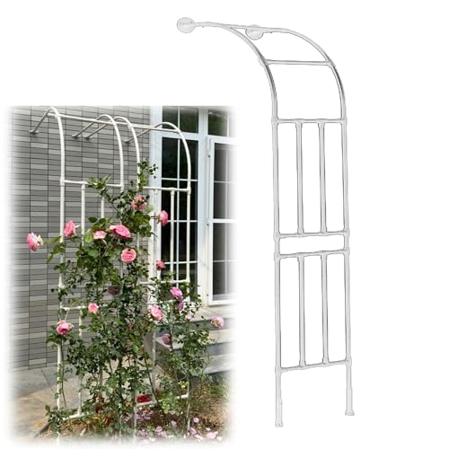Arche de jardin romantique blanche pour vos plus belles fleurs grimpantes