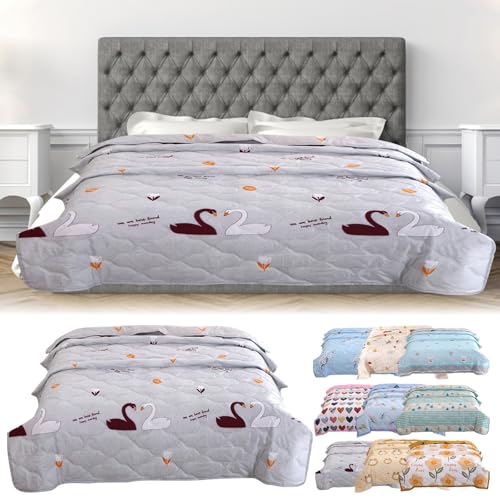 Sommer Decke, Kältedecke, Kühlende Decke 100x150cm, Dünne Sommerdecke Hautfreundliche Material Selbstkühlende Deckes,2 In1 Doppeltes Kältegefühl Absorbiert Körperwärme Cooling Blanket für Bett,Violett