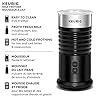 Keurig Milk Frother For Lattes And Cappuccinos, Features Hot And Cold Function, Black