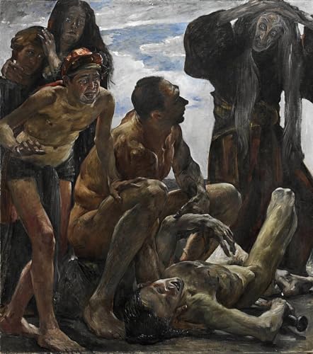 Affiche toile le deuil de Lovis Corinth pour sublimer mur vide 60x90