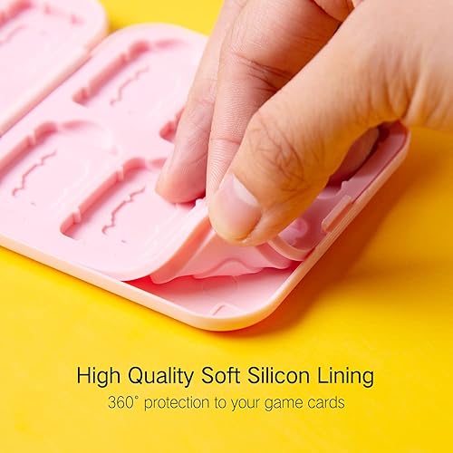 Miniatura 3 de PERFECTSIGHT Switch Game Card Case for Nintendo Switch Lite Switch OLED Cute Kawaii Portable Thin Compact Hard Shell Case Protective Shockproof