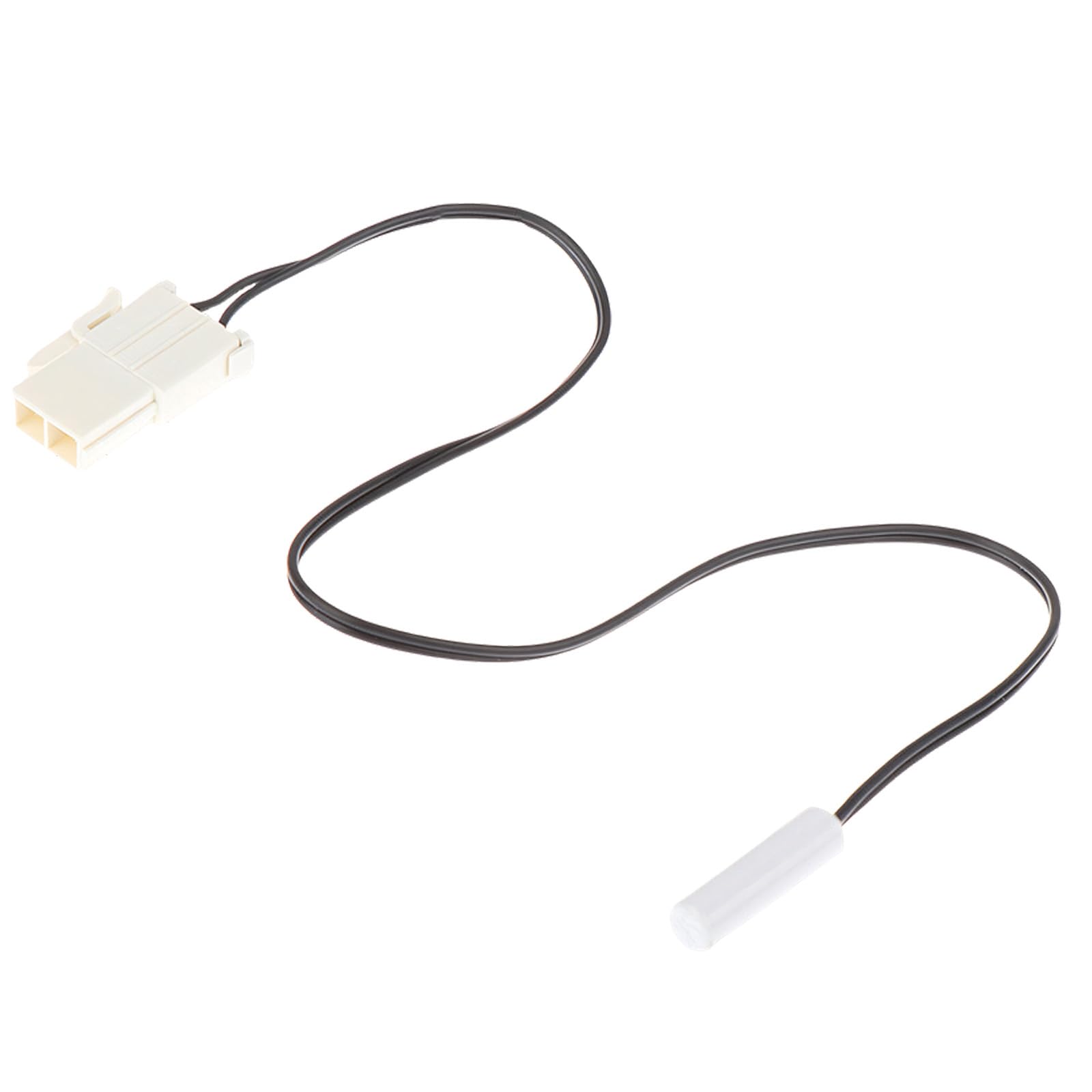 Defrost Control Temperature Probe 0060402182 Refrigerator Thermistor Cable, Molded Connector Assembly for Freezer Cooling Repair Work Fridge Thermistor Wire Defrost Probe Cold Room Freezer Repair Part