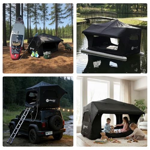 Carpa inflable para techo de auto para 2-3 personas miniatura 2