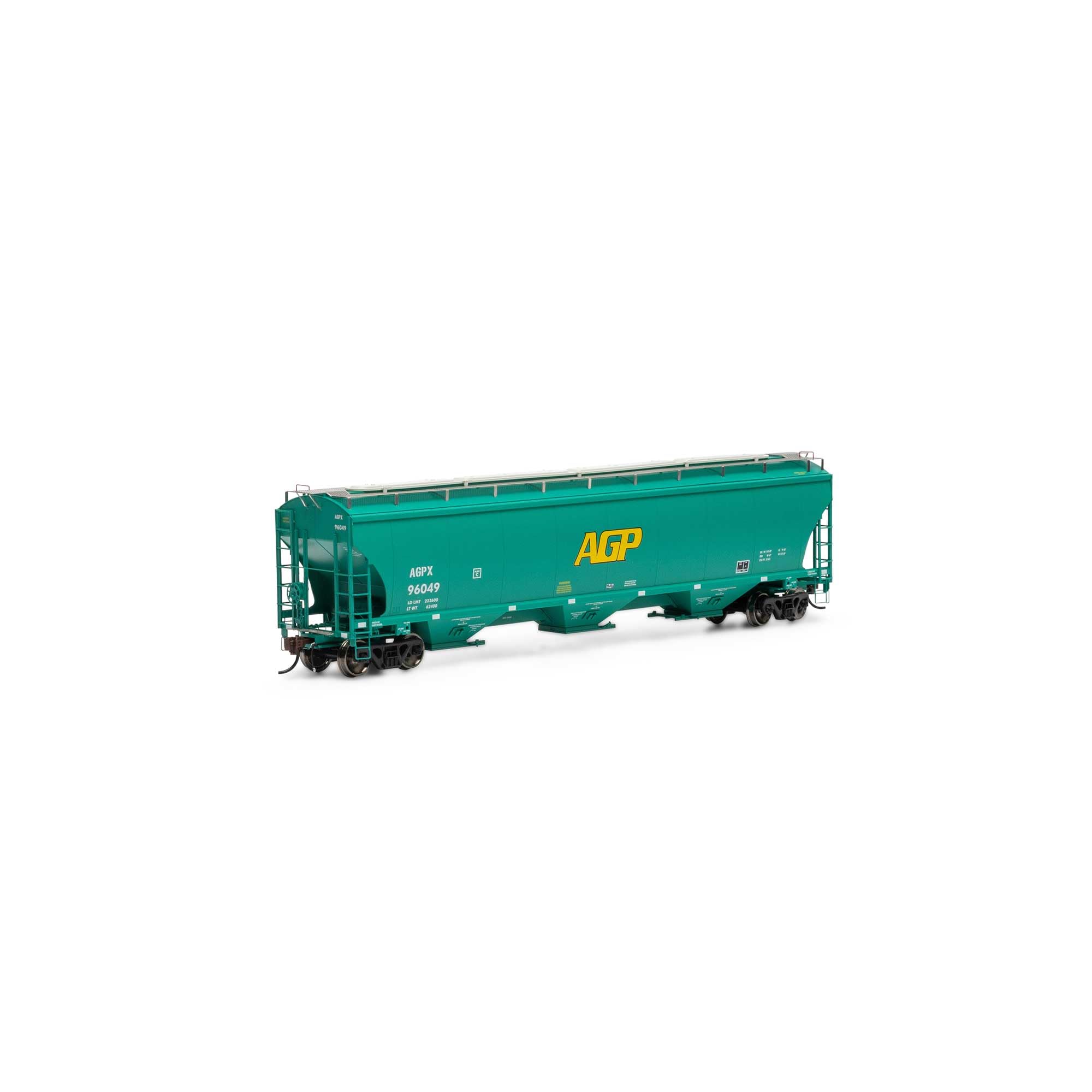 Athearn HO Trinity 3-Bay Hoppers AGPX #96049 ATHG97156 HO Rolling Stock