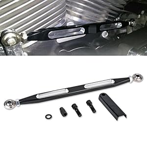 TUINCYN Zwart Diepe Cut CNC Schakelstang Versnellingspook Voor Harley Street Tour Glides Electra Trikes (1980-2017)