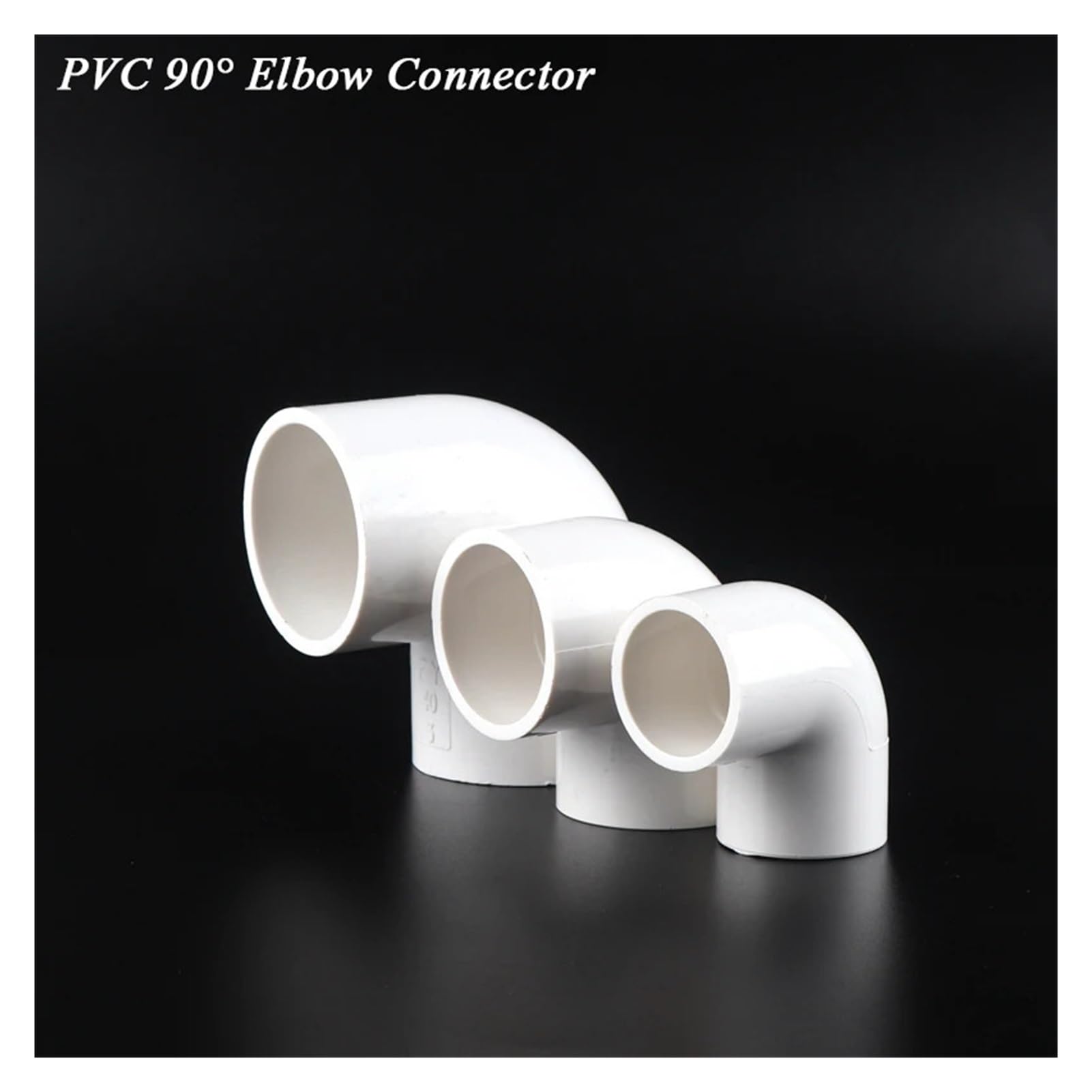 10 Pz 20 25 32 40mm Connettore IN PVC 90 Gradi Tubo di Alimentazione Dell'acqua Gomito Giunto Plastica Raccordi for Tubi Irrigazione del Giardino(Blue,50mm)
