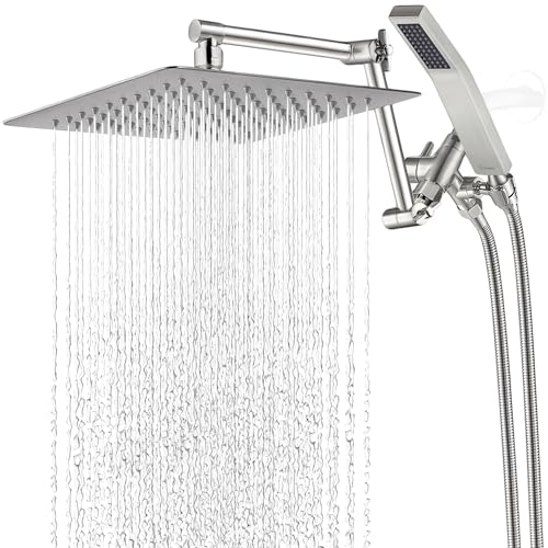 G-Promise All Metal 10 Inches Rainfall Shower Head with Handheld Combo - image 1