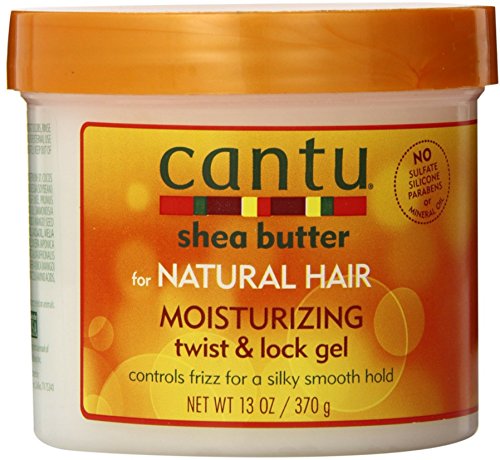 Cantu Shea Butter For Natural Hair Moisturizing Twist & Lock Gel, 13 ounce (Pack of 5)