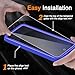 Milomdoi 3 Pack Screen Protector for Samsung Galaxy S24 FE with 3 Pack Camera Lens Protector,Tempered Glass Accessories, [Support Fingerprint Unlock]