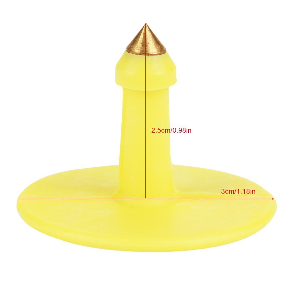 100 pezzi di maiale capra ovino bestiame marchi auricolari numero plastica animali marchio auricolare accessori animali da fattoria[Con parole]Medagliette identificative