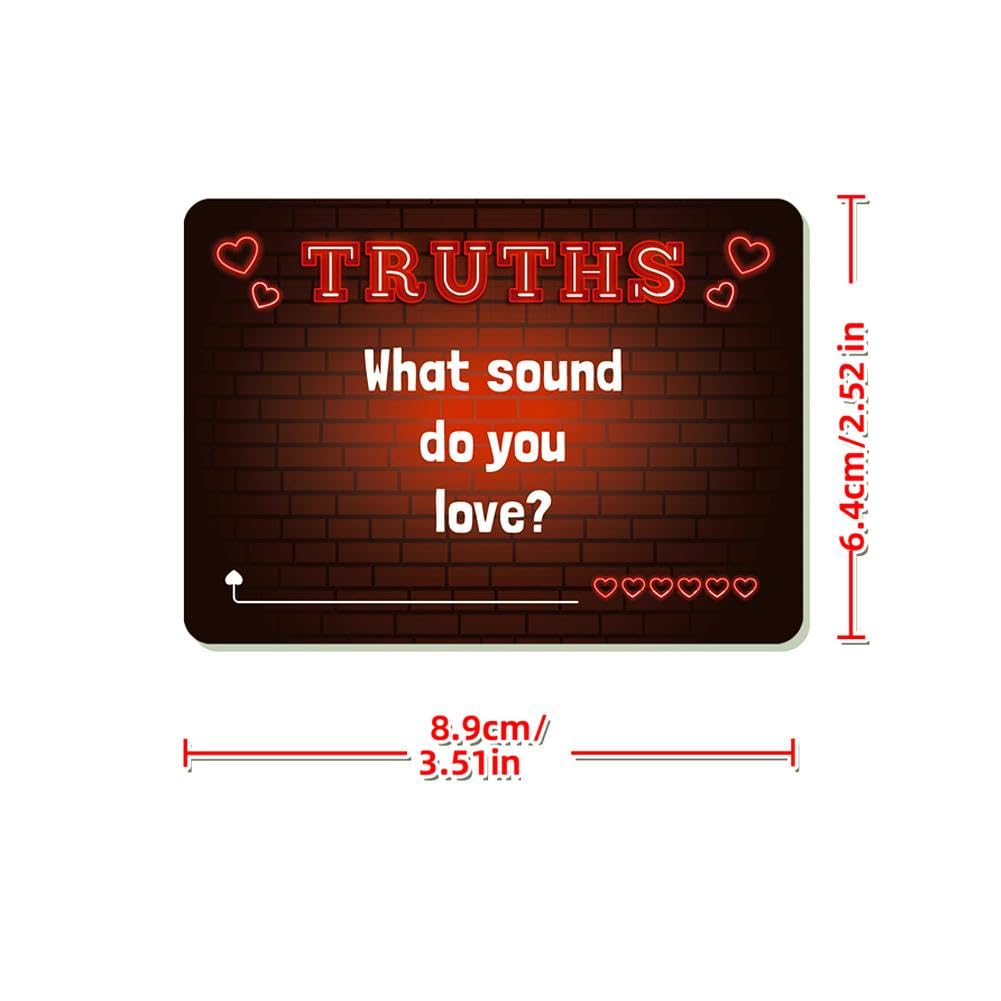 LOVEVIBE Couples Card Game - Date Night Fun, 40 Challenge Cards - Gifts For Anniversaries, Valentine's Day
