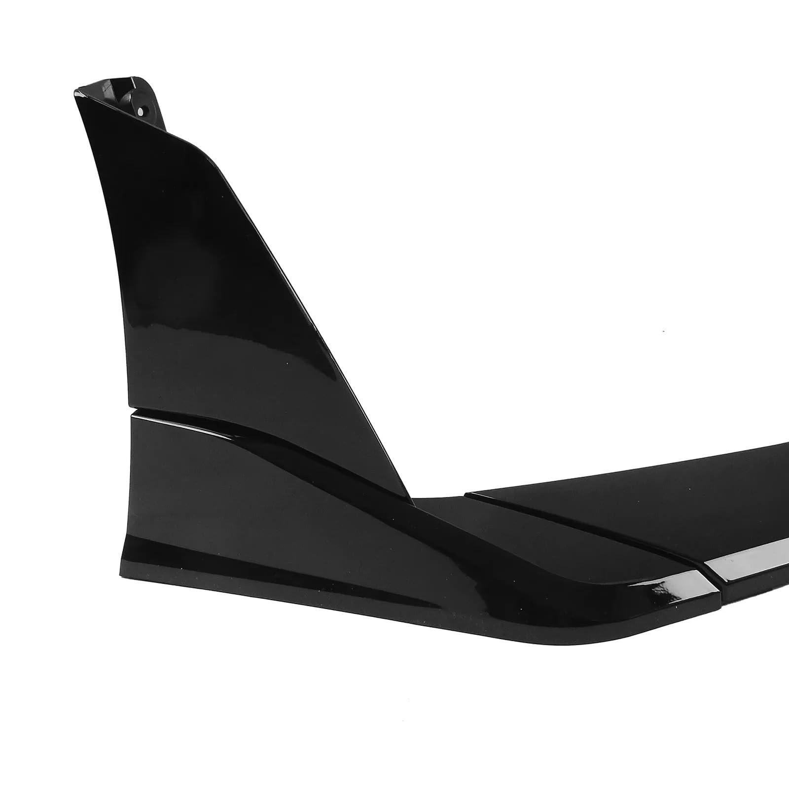 Uniwersalny spoiler Do Corvette C8 2 Door Z51 Stingray STG 3 | 2020-2024 Glossy Black Carbon Look Przedni Dokładka przedniego zderzaka