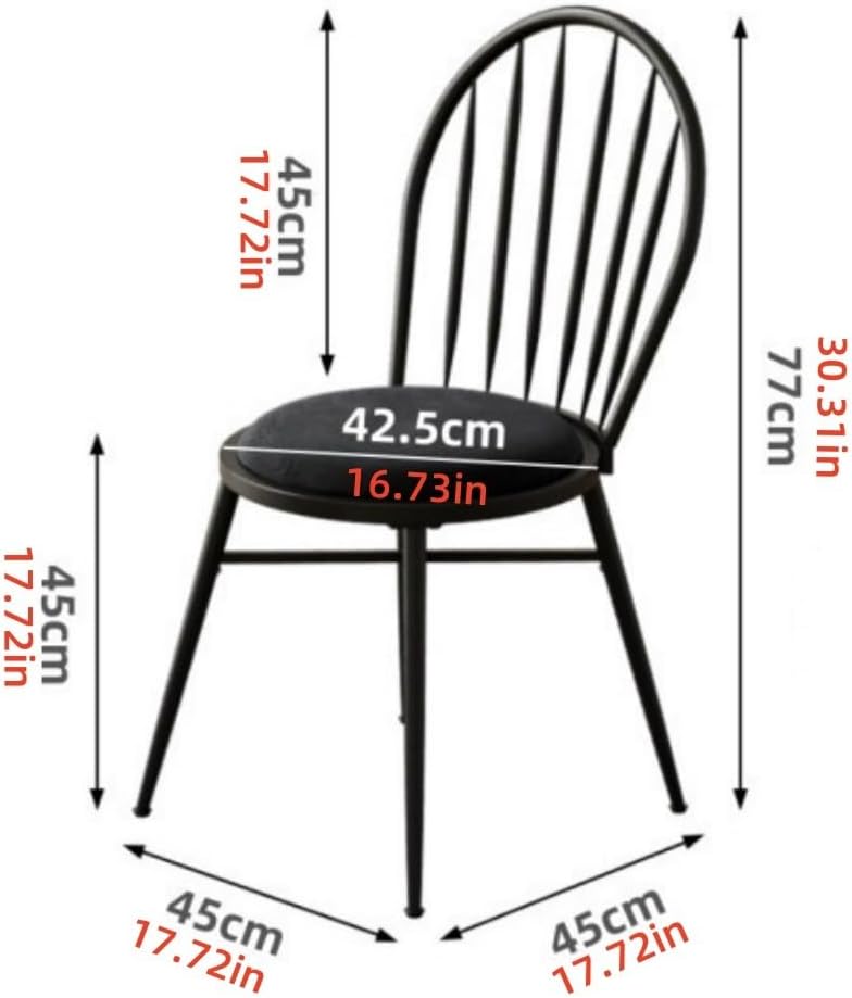 スツール, 2 個クリエイティブバニティチェアドレッシングテーブル金属フレームフランネル/PU レザーシート装飾スツールモダンなデザ