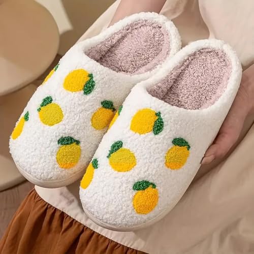 Women's Bow Slippers Fuzzy bowknot slippers Soft Memory Foam Plush Fluffy Warm House Shoes2