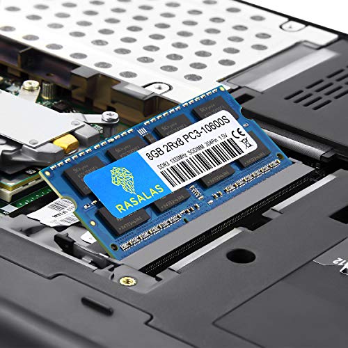 Image of Rasalas 8GB DDR3 PC3 10600S DDR3 1333 MHZ 1.5V CL9 DDR3 Ram 2RX8 PC3 204 Pin DDR3 SODIMM Laptop Notebook Computer Memory Ram Module Chips