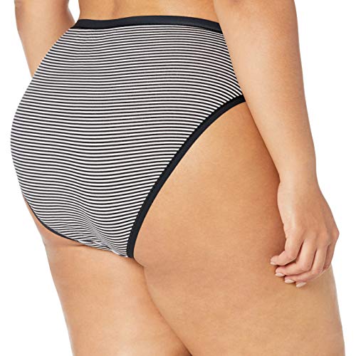 Image of Amazon Essentials Women's Cotton Stretch High-Cut Bikini Panty