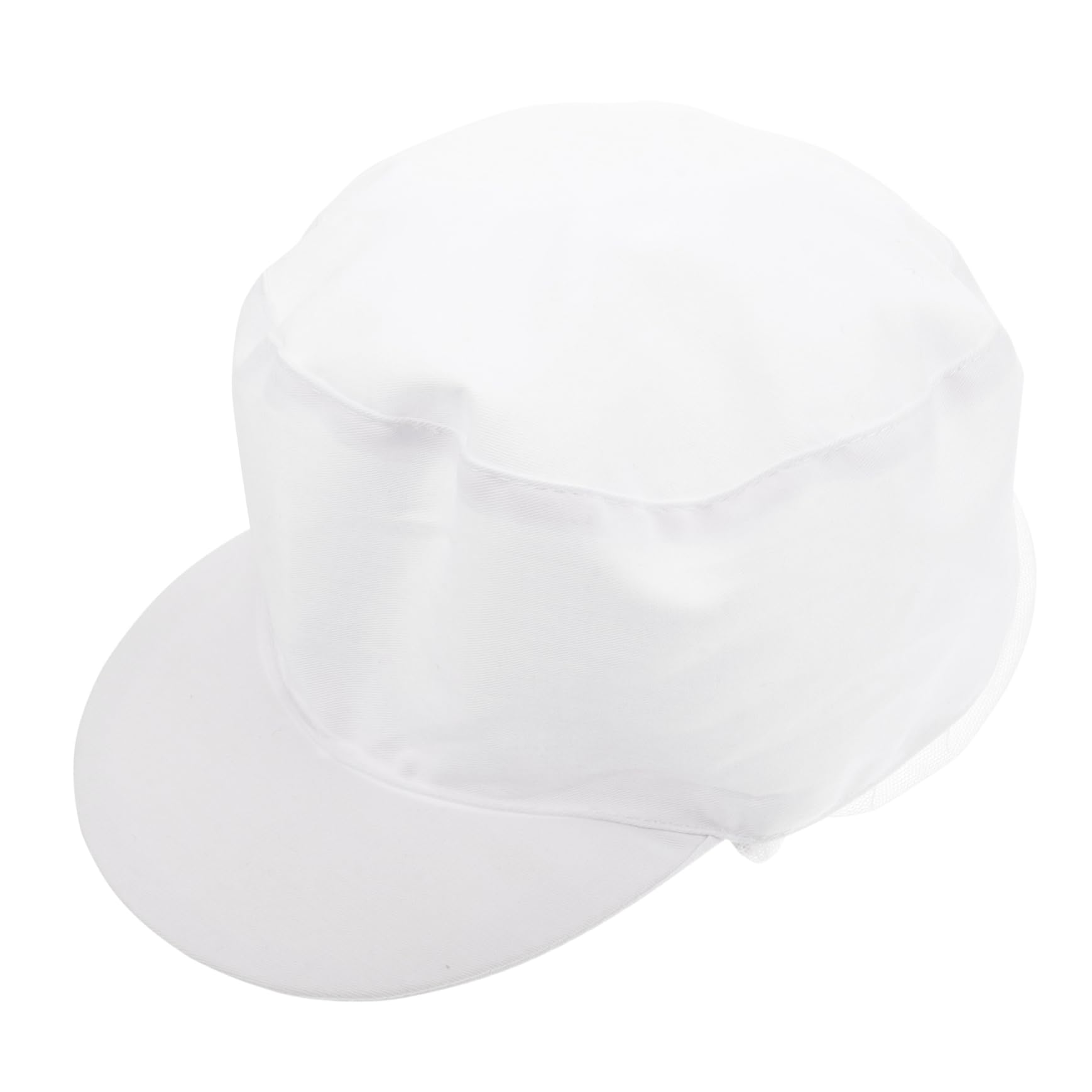 VANZACK Food Industry Chef Cap Lightweight Cooking Hat for Restaurant Bakery Protective Food Service Hat for Dust Oil Comfortable Day Wear Versatile Use Kitchen White