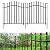 10 Panels No Dig Garden Fence - 24in H x 22.5ft L, Reinforced Square Tube Rustproof Metal Animal Barrier for Dogs & Rabbits, Outdoor Decorative Border Fencing for Yards & Gardens