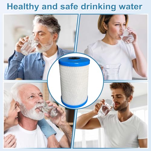 2 pack 4000 Coconut Shell Activated Carbon Water Filter Replacement Compatible with Frescapure 4000, 4500, 5000, 6000 Water Filter Systems 750 Gallon Capacity 0.5 Micron by FAPBCC - Used condition - Image 6