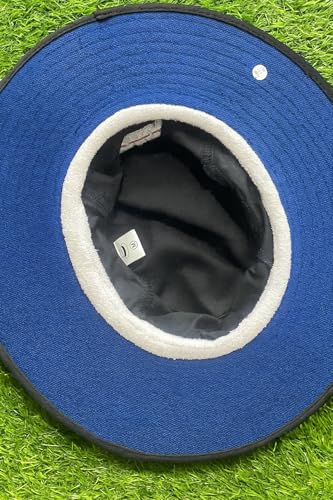 Image of TYKA Cricket Panama Hat | Wide Brim Sun Protection Hat with Sweat-Absorbent Towel Lining | Lightweight & Breathable Headwear for Cricket Matches