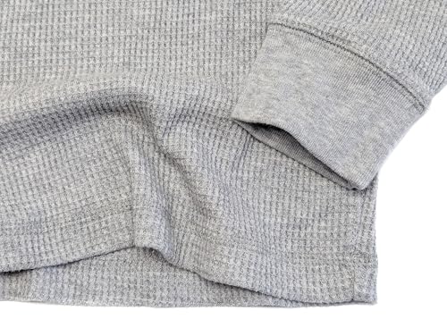 Hollister Men's Long Sleeve Cotton Thermal Waffle Graphic T-Shirt HO-143