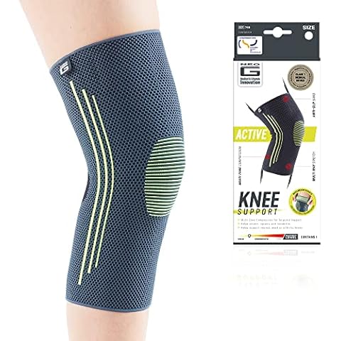Neo-G Knee Compression Sleeve for Sports - Breathable, Lightweight, Elastic Knee Sleeve for running, Compression Knee Sleeve for knee pain, Meniscus Tear, Sprains, Strains, Injury Recovery - XL Cover