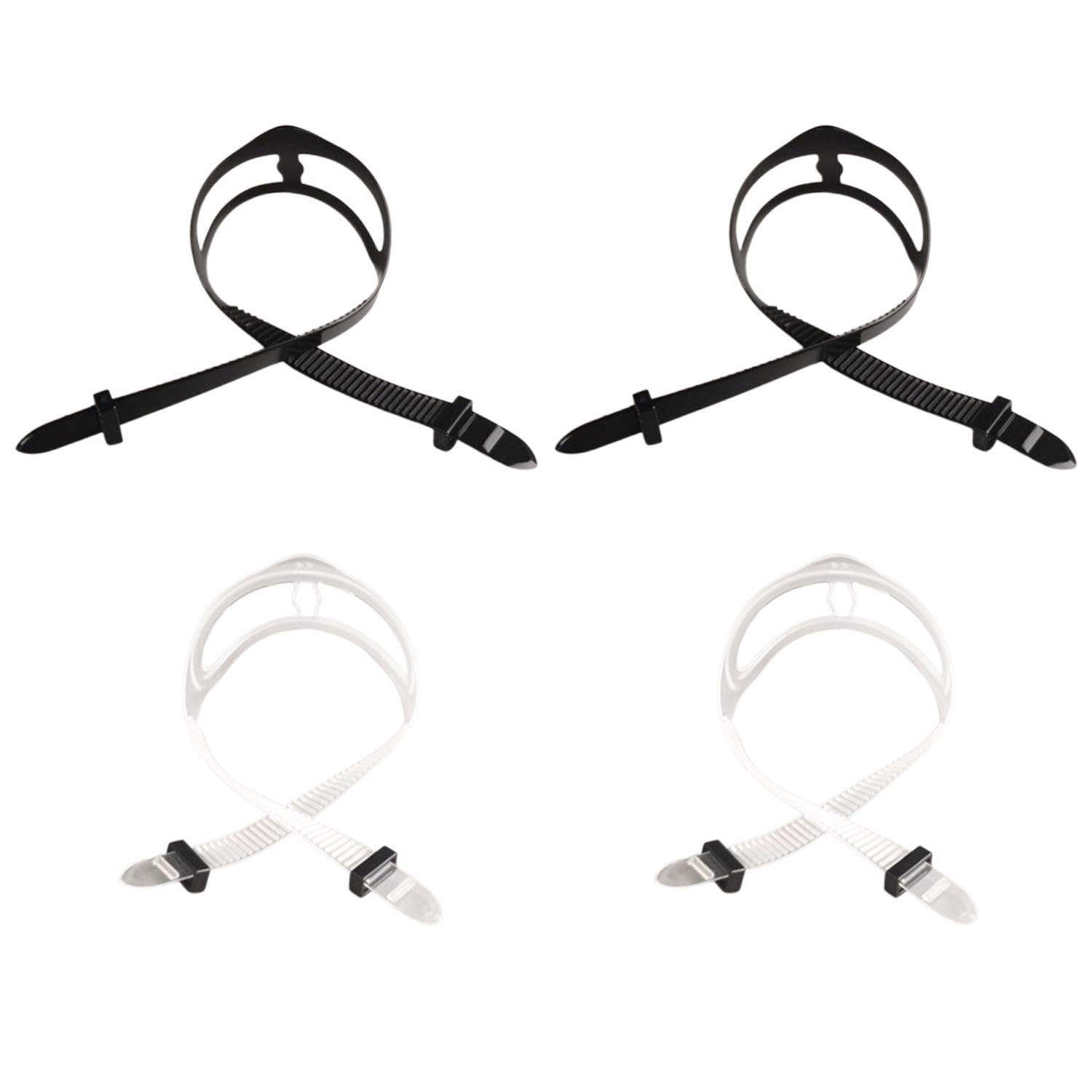 4 Pezzi Cinturini per Maschera Subacquea, Cinturini in Silicone per Maschera Subacquea, Cinturini di Ricambio per Occhiali Subacquei, Accessori per Occhiali Subacquei