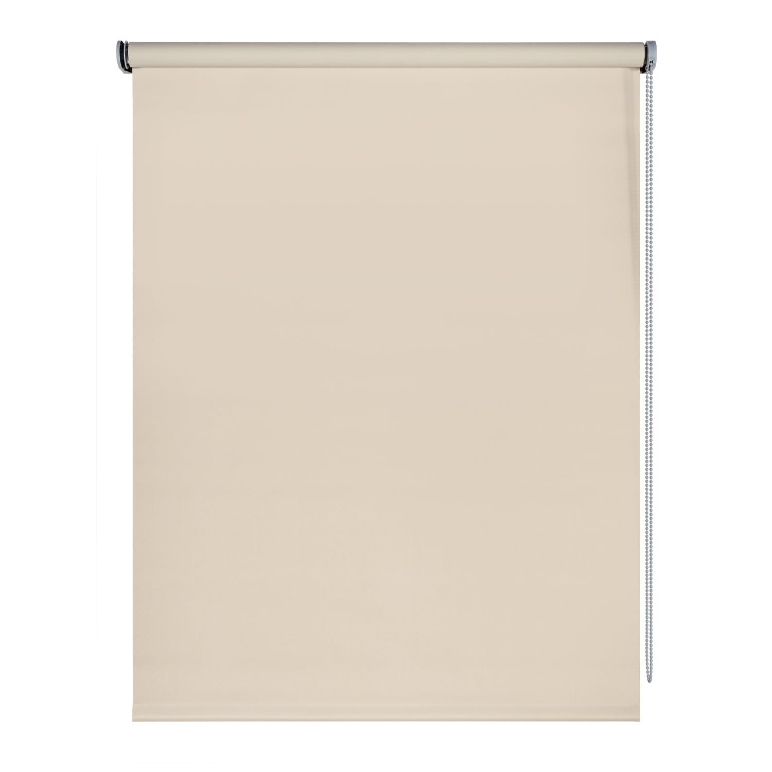 Store Enrouleur occultant pour fenêtres et Portes Rideau Opaque Isolant Thermique Blackout Installation Facile au Mur ou au Plafond STORESDECO Beige 200x250 cm Largeur Tissu 196,5 cm