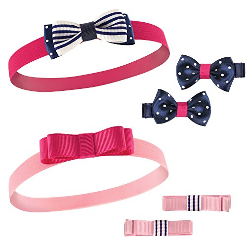 Image of Hudson Baby Cotton and Synthetic Headbands, Size 0-24 Months