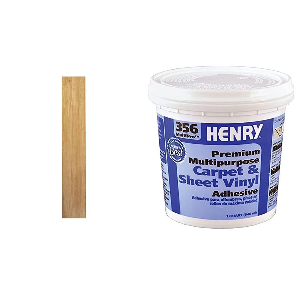 Tivoli II Self Adhesive Vinyl Floor Planks, 10 Pack 6" x 36", Rustic Oak Peel & Stick