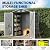 UDPATIO Outdoor Storage Shed, 6X4 FT Metal Steel Garage Storage with Sloping Roof & Lockable Door for Bicycle, Tool in Patio Lawn, Garden, Backyard, Grey