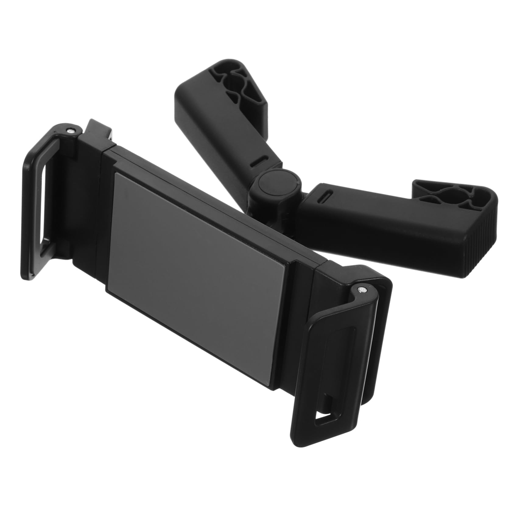 KOMBIUDA Car Headrest Tablet Holder Adjustable Mount for Backseat Use Compatibility for Tablets Phones Durable Material Convenient Charging