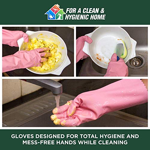 ScotchBrite Rubber Kitchen Gloves Large PressWire18