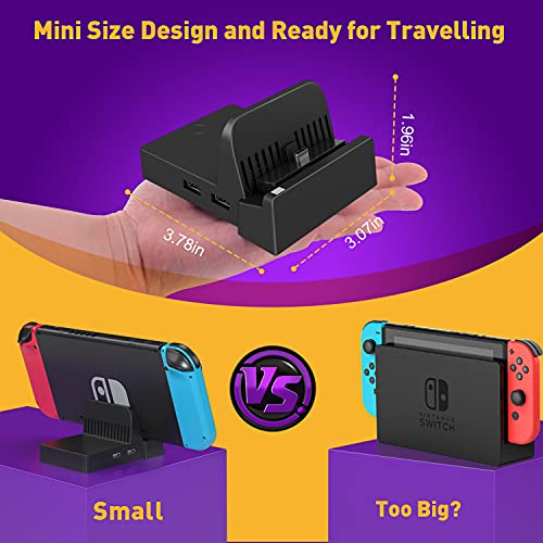 Wegwang WG065C-2000175 Tv Docking Station For Nintendo Switch, Switch Oled, Portable Tv Switch Dock Station Replacement thumb #2