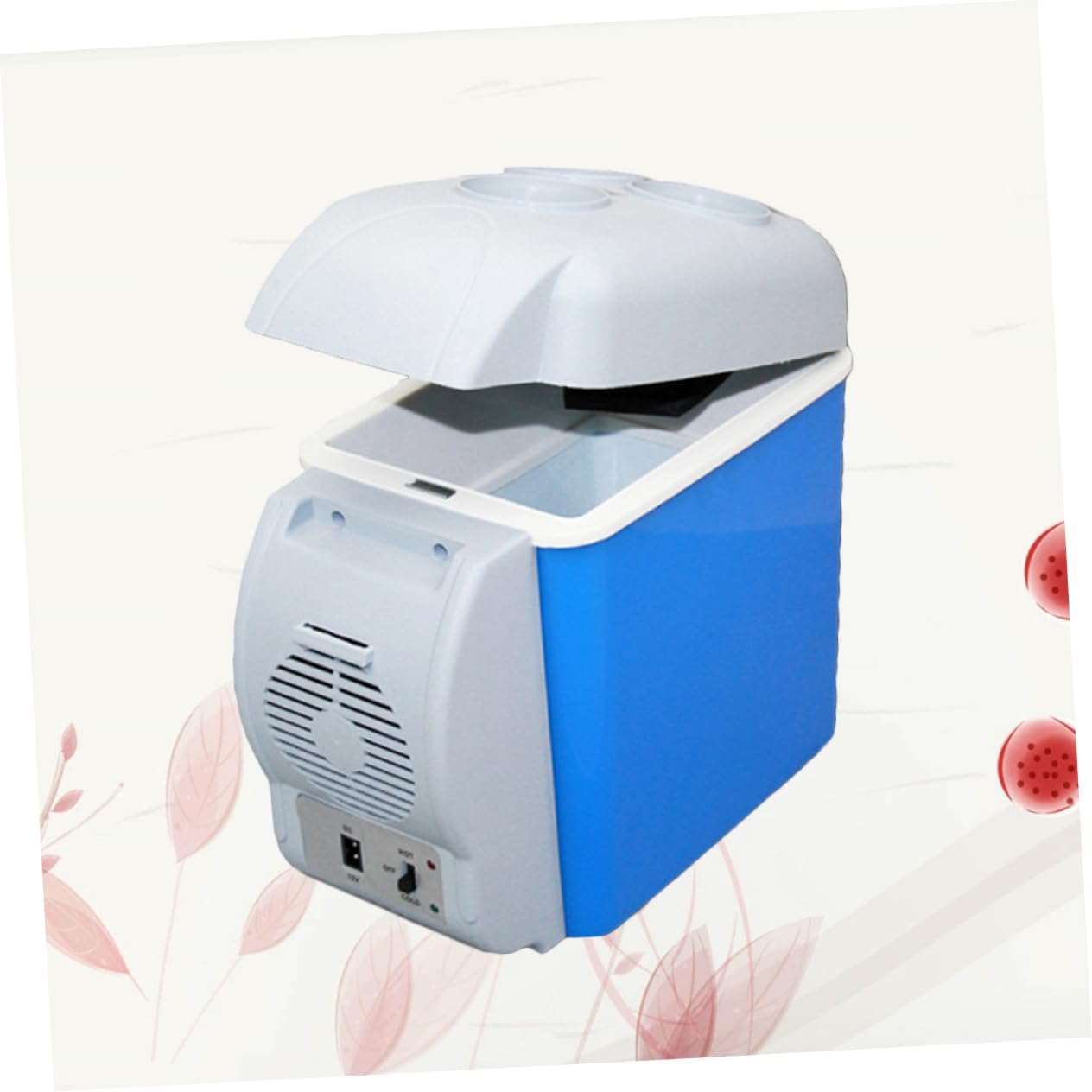 12v Portable Car Refrigerator Cooler Warmer Box Freezer for Drinks Fruits and Cosmetics Low Power Consumption Compact Design for Cars Suvs