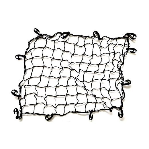 Melchioni 380009000 Rete Elastica Universale Porta Oggetti Portabagagli per Auto Moto con 12 Ganci 120 X 90 Cm