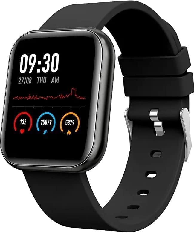 Image of M I D116 Fitness Band Smart Watch for Men, Women, Boys, Girls, Kids - Single Touch Interface, Water Resistant, Workout Modes, Quick Charge Sports Smartwatch - Black