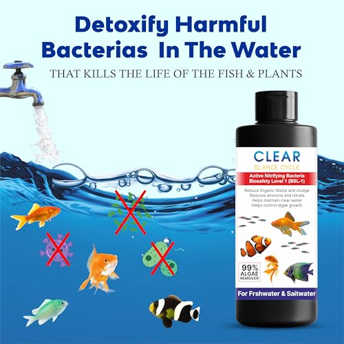Image of Beyond Fill Automatic Fish Tank Cleaner Liquid | Cloudy Water Remover for Crystal Clear Aquarium Water | Algae Remover |Buy 1 Get 1 Free(100ML Each)