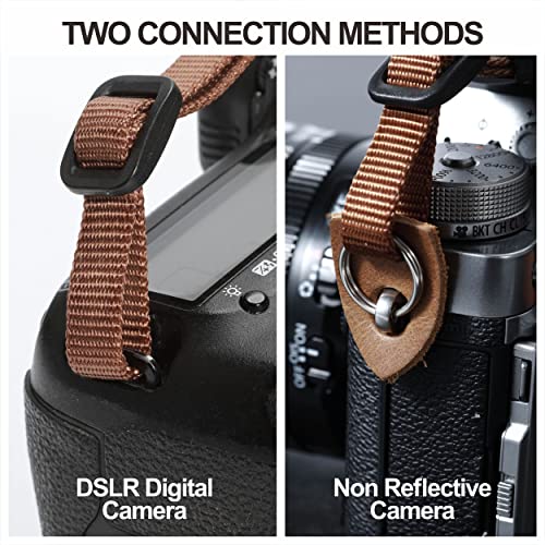 Padwa Lifestyle 2" Wide Classic Crazy Horse Art Cowhide Head Camera Strap - Image 4