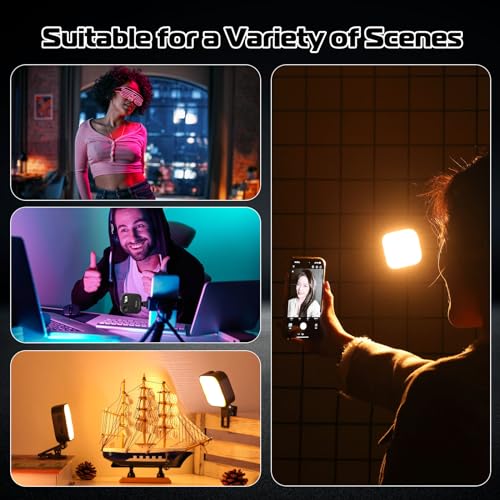 Luz LED portátil Ulanzi U60 para iluminar tus videoblogs diarios con colores RGB vibrantes 6