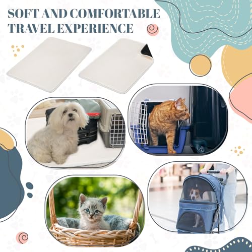 Drydiet 4 peças de forro de substituição para transporte de animais de estimação almofada de substit