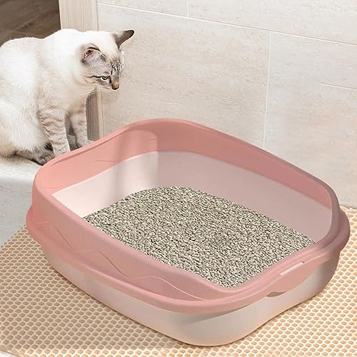 Arenero para gato semi cerrado diseño alto desmontable miniatura 4
