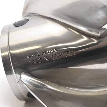 Mercury enertia プロペラ　船外機 Amazon.com : Mercury ENERTIA 3 Blade SS Propeller 14-1/4 x