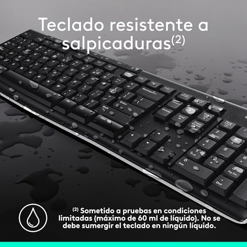 Miniatura 6 de Logitech Mk270 Combo Teclado Y Ratón Inalámbrico Para Windows