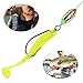 Sougayilang Fishing Sinkers Set with Brass Sinker Weights Jig Hooks Fishing Swivel Ring Connector Plastic Box for Freshwater Saltwater Bass Fishing