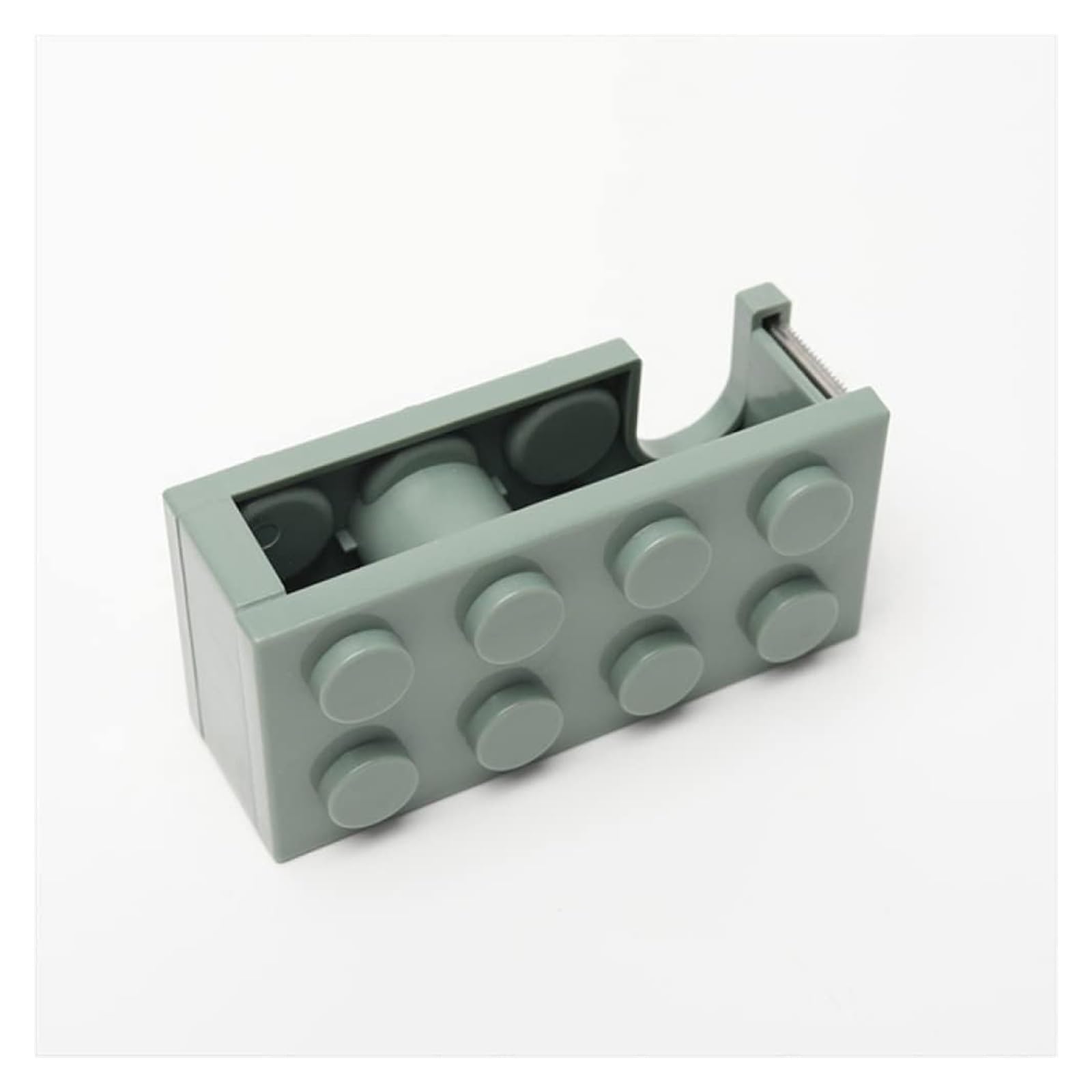 Klebebandschneider, Desktop-Klebebandabroller – Magic Tape Cutter Tool for Büro und Zuhause 1 Stück Kleberollenhalter mit Aufbewahrungsorganisator(Grün)